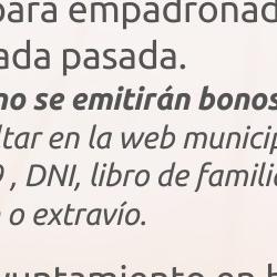 ABONOS PISCINAS VERANO 2020